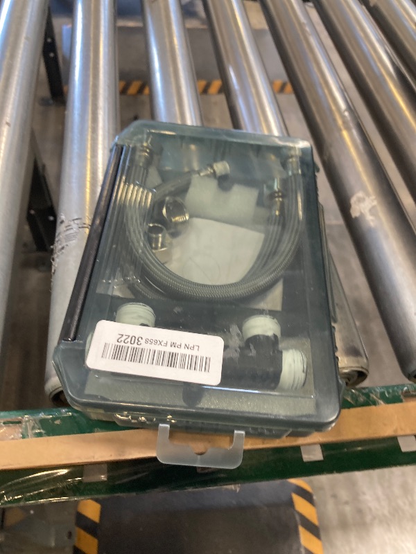 Photo 1 of WP596816 OEM Replacement Watts Hot Water Recirculating Pump Kit 500800/500805, Complete with 2 x 12" Supply Lines, 2x 1/2" FTPto 3/8"MPTFittings & 2 Mounting Screws, Instant Hot Water Solutio