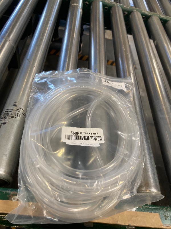 Photo 1 of QuQuyi PVC Vinyl Tubing Lightweight Grade Clear Plastic Tube, 8mm ID X 10mm OD PVC Tube Flexible Plastic Hose Line Pipe Oil Resistant Multipurpose Vinyl Hose, BPA Free?16.4FT