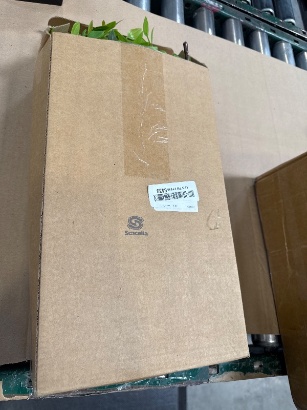 Photo 1 of Suncalla 6 Pcs Artificial Greenery Stems 40 Inches Tall Faux Nandina Branches Fake Greenery Plants Bamboo Leaves Stems for Vase Wedding Living Room Bedroom Home Office Shop Kitchen Garden Decor