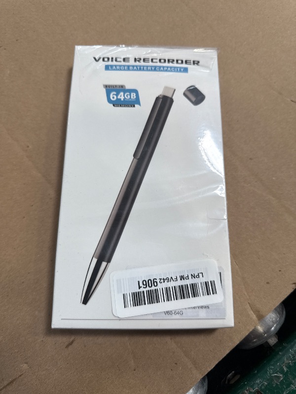 Photo 1 of 64GB Digital Voice Recorder with Playback,Long Battery Life Voice Activated Recorder with Noise Reduction,Type-C Audio Recorder with 10X Speed Transfer,Recording Devices for Lecture,Meeting,Interview