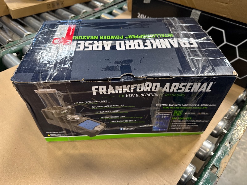 Photo 1 of Frankford Arsenal Intellidropper Electronic Powder Measure for Powder Measuring with LCD Display and Free Reloading Database App for iPhone, Windows, and Google,gray
