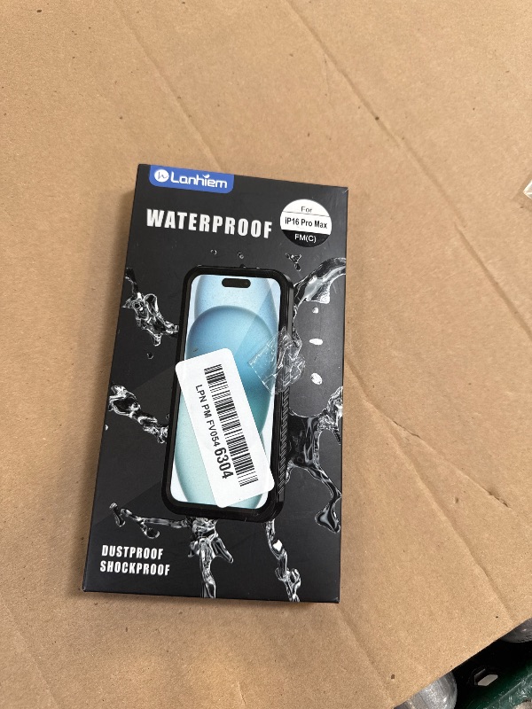 Photo 1 of Lanhiem for iPhone 16 Pro Max Privacy Case, IP68 Waterproof Dustproof, [Compatible with MagSafe] [Built in Anti-Spy Screen Protector] Heavy Duty Full Body Rugged Magnetic Phone Case (Black/Clear)LPNPMFV0546304
