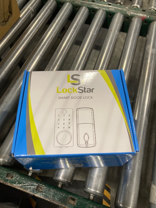 Photo 1 of LOCKSTAR® Smart Door Lock • Keyless Entry Deadbolt Door Lock • Multiple Entry Methods – APP • Fingerprint Touch ID • Keypad Code • Card FOB • Traditional Key • Smart Home Devices