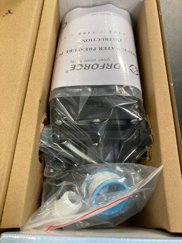 Photo 1 of TDRFORCE Fresh Water Pump 5.5GPM Pressure Increase Booster Pump 75 PSI Transfer Pump 110V Self Priming on Demand Diaphragm Pump Washdown Pump for Boats Inline Water Pump for Garden Hose…