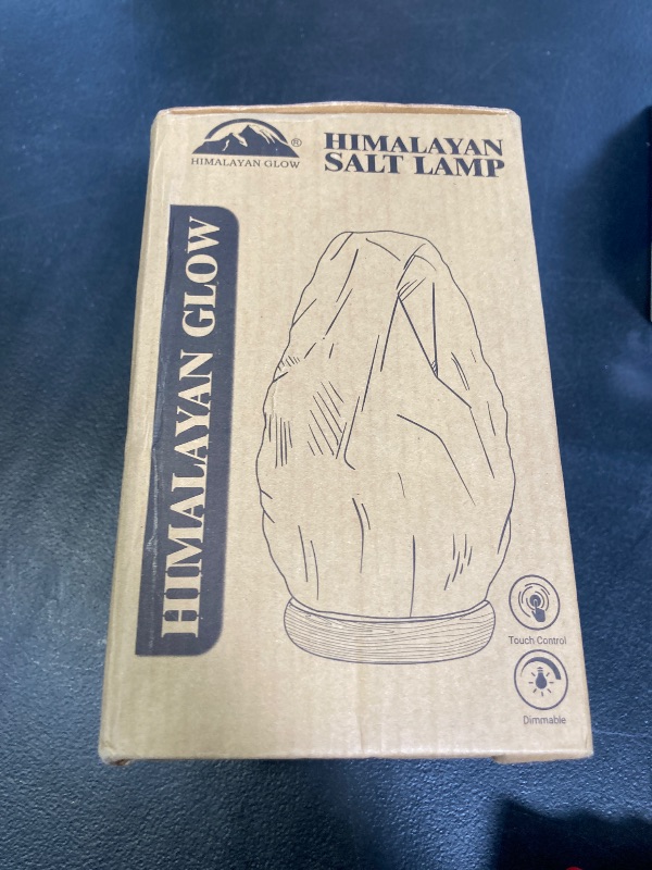 Photo 1 of Himalayan Glow Crystal Salt Lamp, 5-7 LBS Hand Curved Night Light, Salt Lamp with Neem Wooden Base, Best for Gift and Home Decor (ETL Certified) – White