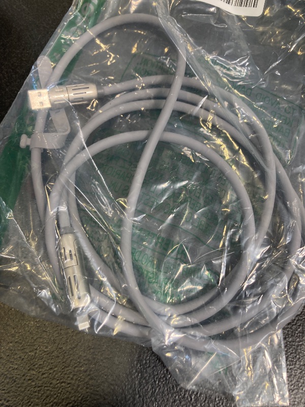Photo 1 of LISEN USB C to Lightning Cable, Chubby 240W 4 in 1 Charging Cable 6.6FT, USB A/C to C/Lightning with Light iPhone Charger for iPhone 17 16 15 14 Pro Max/M5 MacBook Air Pro/iPad/Samsung S25/Switch/PS5