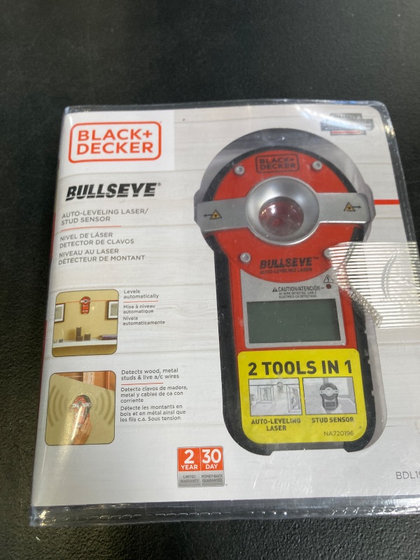 Photo 1 of BLACK+DECKER Line Laser, Auto-leveling with Stud Finder (BDL190S)