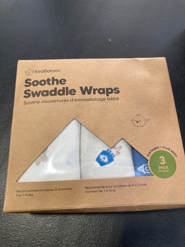 Photo 1 of 3-Pack Organic Baby Swaddle Sleep Sacks - Swaddles for Newborns, Infant 0-3 Months, Baby Girls, Boys, Soft & Snug Newborn Sleep Sack, Nursery Swaddling Blankets (Cosmo, OS)