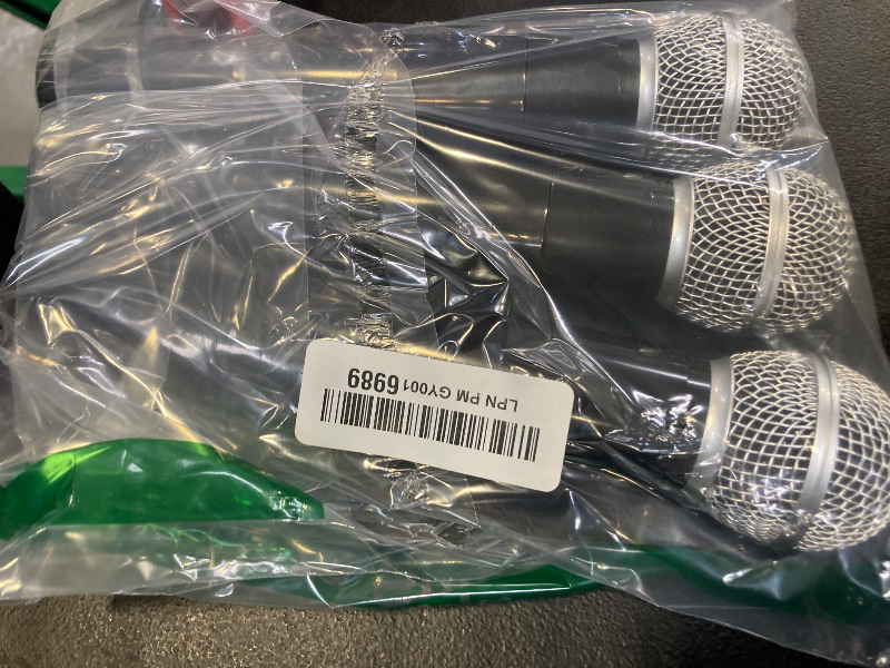 Photo 1 of 3 PCS Microphone Prop,Plastic Fake Microphone,Fun Stage Mics Toy for Kids,Halloween Christmas Karaoke,Costume Prop,Birthday Party