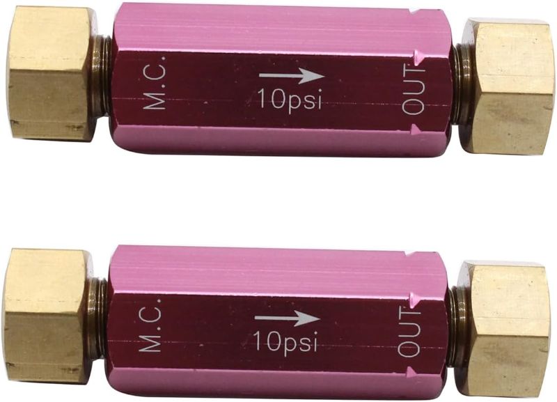 Photo 1 of 2 pcs/set Red 10LB Residual Brake Pressure Check Valve Hot Street Custom Rod