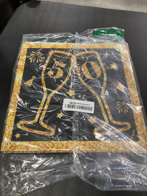 Photo 1 of 50th Birthday Decorations Boxes for Men- 3PCS Black Gold Happy 50th Birthday Balloons Boxes, 50 Year Old Party Supplies for Men Women