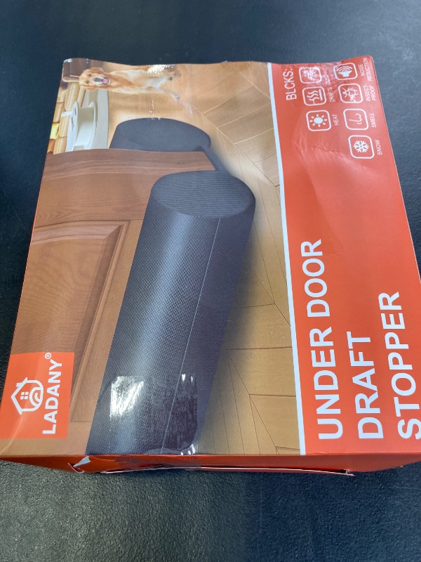 View 2 of (2 Pack) Under Door Draft Stopper, Draft Stopper for Bottom of Door, Adjustable 30-36 Inch Door Draft Blocker, Under Door Gap Filler, Easy Install Door Seal, Helps Reduce Drafts, Noise and Heat Loss