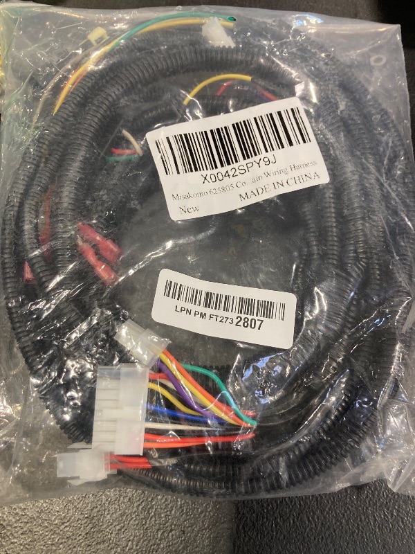 Photo 1 of 625805 Wiring Harness Compatible with 2010-2022 EZGO TXT 48V Golf Cart, Complete Main Wiring Harness Kit with Port & Control Wire, Replaces Forward/Reverse On-Dash Harness