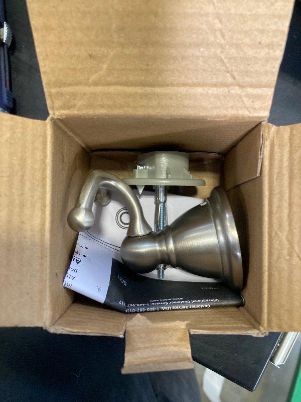 Photo 1 of Moen YB2203BN Brantford Traditional Double Robe or Towel Hook for Kitchen or Bathroom, Brushed Nickel