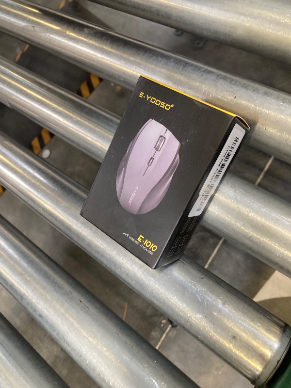 Photo 1 of E-YOOSO Wireless Mouse for Laptop, Portable Optical Computer Mouse, 6 Buttons, Cordless 2.4GHz with USB Receiver, 5-Level 4800 DPI, 18 Months Battery Life for PC Chromebook Windows Mac