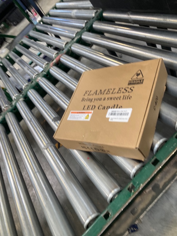 Photo 1 of kakoya Flameless LED Candles with Timer 5 Pc Flickering Flameless Candles for Romantic Ambiance and Home Decoration Stable Acrylic Shell,with Embedded Star String?Battery Operated Candles?Gold?