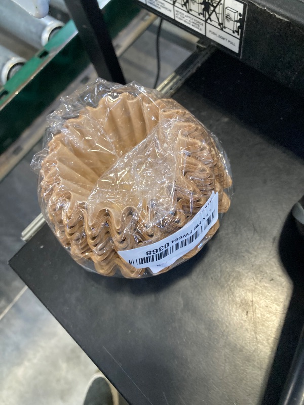 Photo 1 of DEFUTAY 100 Pack 1-4 Cup Coffee Filters, Disposable Basket Coffee Filter for A Good Brew - Efficient and Convenient Small Coffee Filters 1 Cup - Eco-friendly and Biodegradable (Natural-1, 155/45)