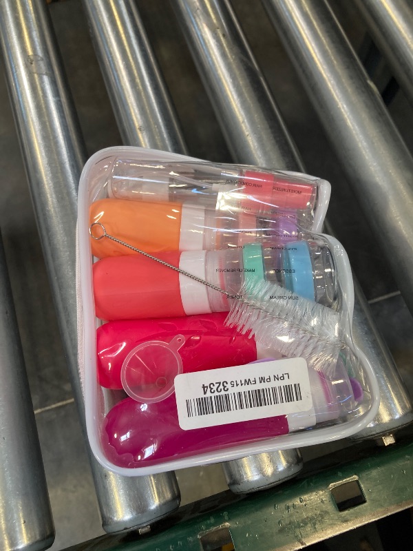 Photo 1 of Tocelffe Travel Bottles for Toiletries, Tsa Approved Silicone Containers for Toiletries, Leak Proof Refillable Liquid 3oz 2oz Travel essentials for Shampoo Conditioner Lotion BPA Free