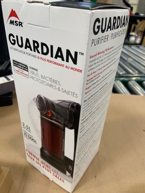 Photo 1 of MSR Guardian Water Purifier for Backcountry Use, Global Travel, and Emergency Preparedness