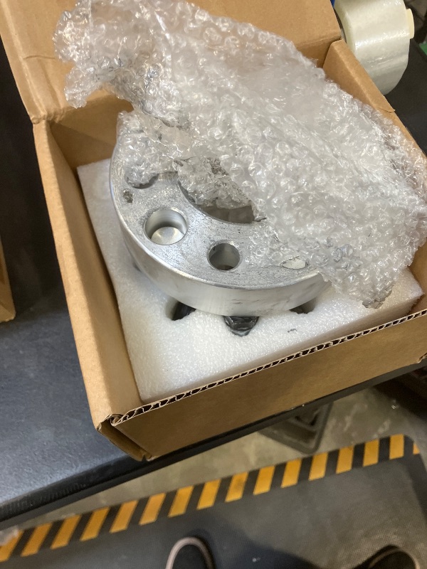 View 2 of 5x4.5 Wheel Spacers with 1/2"x20 Studs, 70.5mm CB, Compatible for Ford Mustang, Edge, Explorer, Sport Trac, Ranger, Crown; Lincoln Town Car, Mark VII, Grand; Mazda Navajo, 5x114.3 Spacers 1.5" Thick