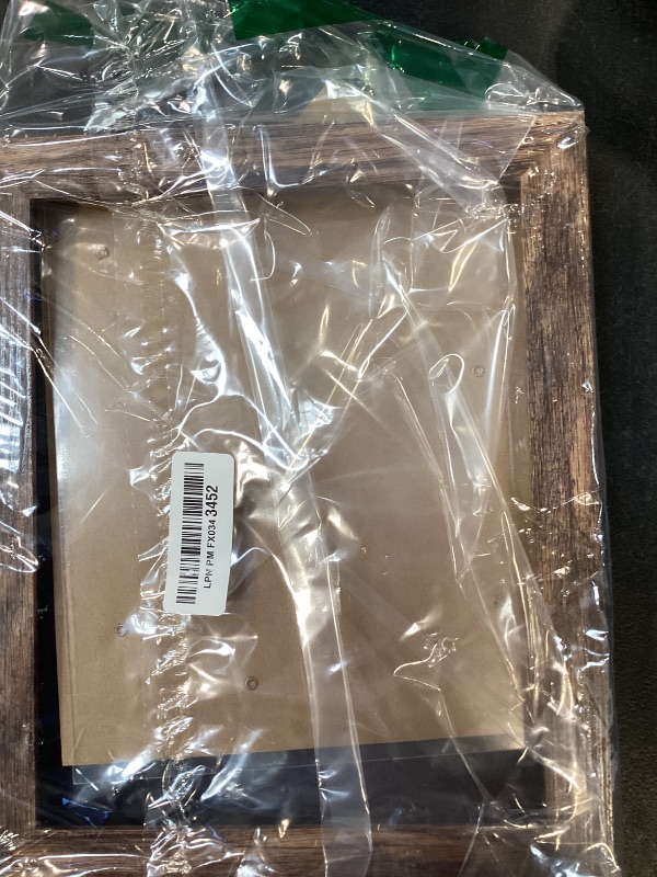 Photo 1 of SESEAT 8x10 Picture Frame Rustic Brown, Display Pictures for Wall and Tabletop, 1 Pack