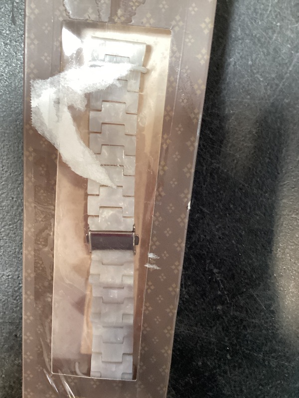 Photo 1 of Wearlizer Resin Band Compatible with Fitbit Versa 2/Fitbit Versa/Versa Lite Bands Women Men, Lightweight Bracelet Replacement Wristband Strap for Versa 2 Smartwatch