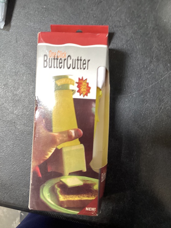 Photo 1 of 1 Pack Butter Slicer Cutter Dispenser, Stainless Steel Blade Simple One Click Spreader Tool for Storing, Cutting Individual Pats & Sticks of Cold Cheese, Suitable for Quickly Making Breakfast, Dinner, Bread, Cake, Cookies