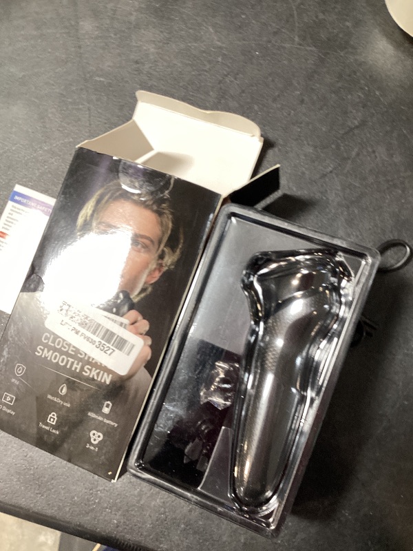 Photo 1 of rategist Cordless Electric Razor for Men: 3-in-1 Electric Shavers for Men - IPX7 Waterproof & Precision Blades - Turbo Speed Travel Kit for Beard Nose Sideburns
