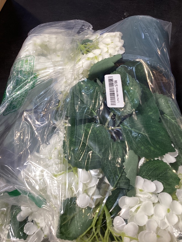 Photo 1 of 30’’ Artificial Hydrangea Tree with White Flowers, Faux Hydrangea Tree in Pot for Indoor & Outdoor Decor, UV Resistant Fake Plant for Home, Porch, or Office Decoration (1, White)