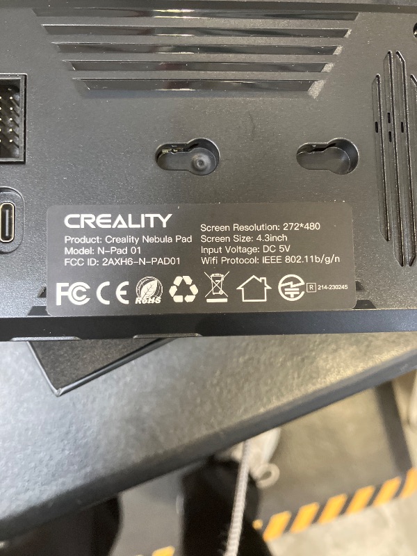 Photo 1 of Creality Nebula Smart Kit, High-Speed Printing Nebula Pad with Nebula 3D Printer Camera 4.3 inch Touch Screen Remote Monitoring Time-Lapse Photography for Ender 3 V3 SE/Ender 3/Ender 3 Max Neo/V2/S1