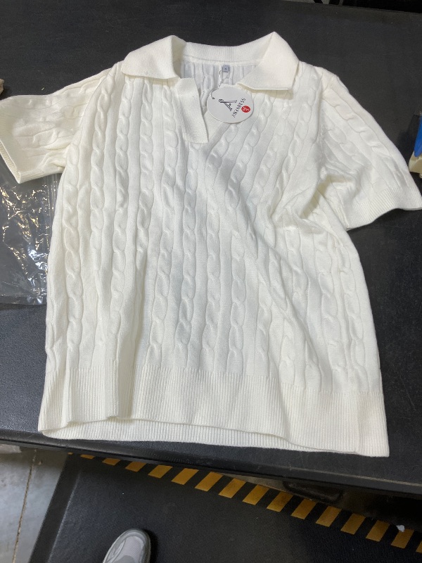 View 1 of anrabess v neckshort sleeve shirt size small