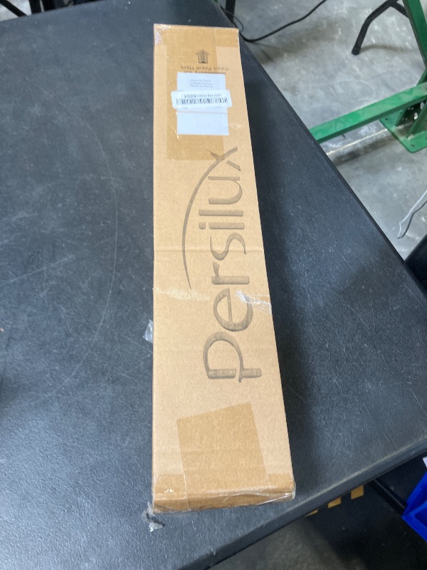 Photo 1 of Persilux Light Filtering Roller Shades for Indoor Windows Blinds,Cordless,Linen Fabric,Thermal Insulated Fabric UV Protection Shades for Home,Office,Bedroom,Door,Light Filtering-Cream,16" W X 64" H