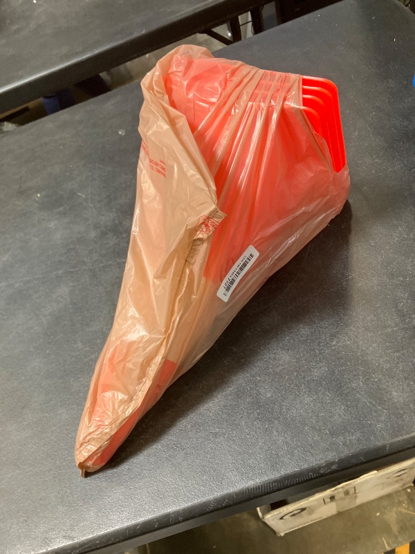 Photo 1 of 15 inch Traffic Safety Cones with Reflective Collars,[4 Pack]Orange Construction Cones| Parking Cones| Soccer Training Cones |Road Cones for Parking lot, Driveway, Sport and Driving Training.