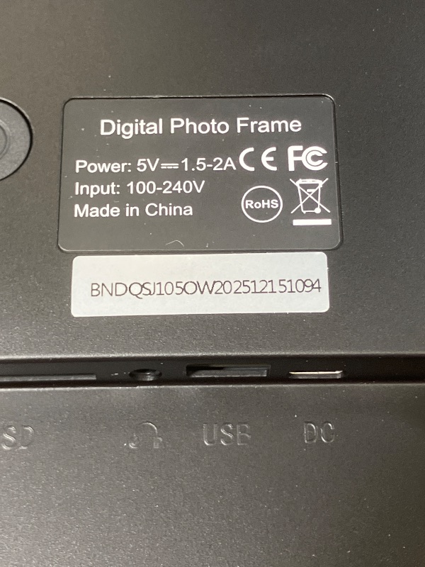 Photo 1 of 2K 64GB 11inch Digital Picture Frame WiFi6&5G Digital Photo Frame 1920x1280 FHD IPS Touch Screen 100% sRGB,Share Photos & Videos via Frameo App, Extend Storage by SD Card and USB Drive,Clock,Weather