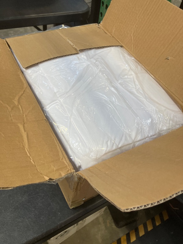 Photo 1 of 10 Pack White Round Tablecloths, 120 Inch Stain Resistant and Wrinkle Polyester Fabric Washable Table Clothes Cover for Kitchen Dining, Wedding, Reception Banquet, Birthday Party, Buffet Restaurant