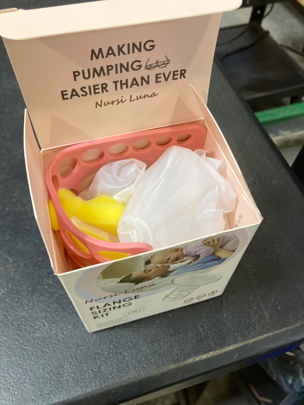 Photo 1 of Nursi Luna Flange Sizing Kit 3 in 1 with 10PCS Flange Inserts 13/15/17/19/21mm, Silicone Flanges Insert Kit for 24mm Flange/Shield, Pumping Essentials Kit for Moms