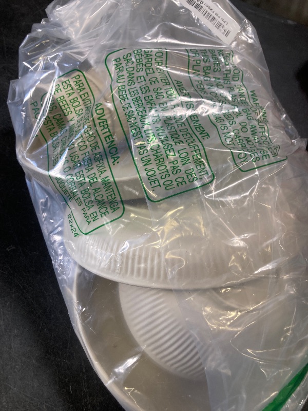 Photo 1 of 18pcs Wheat Straw Dinnerware Sets HXYPN Unbreakable Reusable Dinnerware Set Kitchen Cups Plates and Bowls Sets Dishwasher Microwave Safe Plates