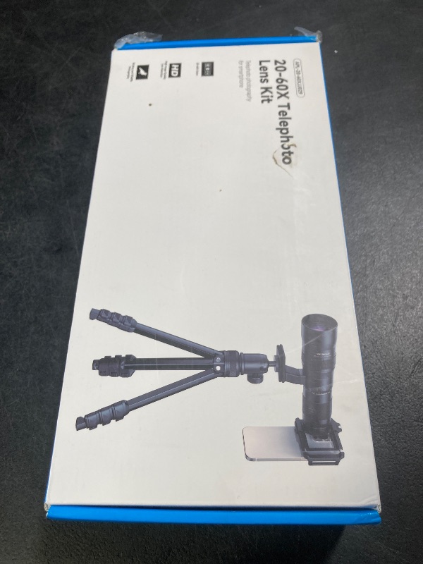 Photo 1 of 20-60X Zoom Telephoto Lens, Evil Eye High Power HD Telephoto Phone Lens with Tripod and Universal Phone Clip for iPhone 16/15/14/13 Series, Samsung, Android Phone and Most Smartphone