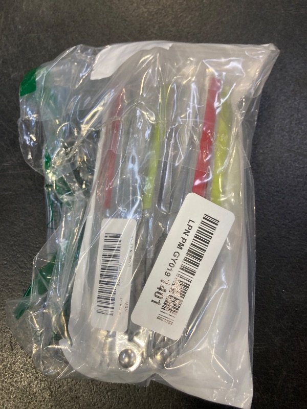 Photo 1 of Nut Cracker, 2-Pack Stainless Steel Nutcracker with Non-Slip Handle, for Walnuts, Pecans, Hazelnuts, Pistachio, Lobster & Crab Shells, Multi-Purpose Kitchen & Seafood Tool (Red and Green)