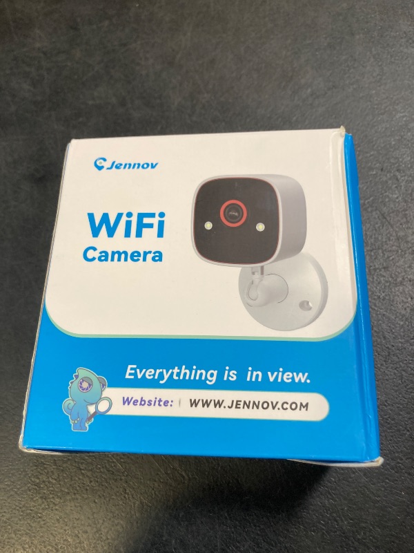 Photo 1 of Jennov 2K Security Cameras, WiFi Indoor Cameras for Home Security, Plug in Powered Pet Cams, Dual-Band (5GHz/2.4GHz), Color Night Vision, 2-Way Audio, Human Motion Detection, IP66 Waterproof Outdoor