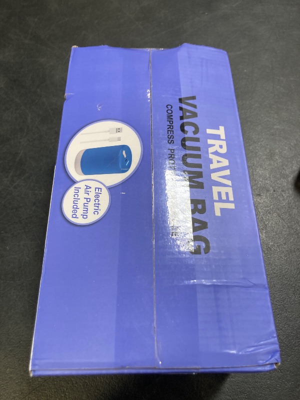 Photo 1 of Cozy Essential Travel Vacuum Storage Bags with Rechargeable Cordless Electric Pump, Space Saver Bags for Luggage, Suitcase, Carry-On, for Clothes, Blankets, Comforters, Pillows, 15 Combo