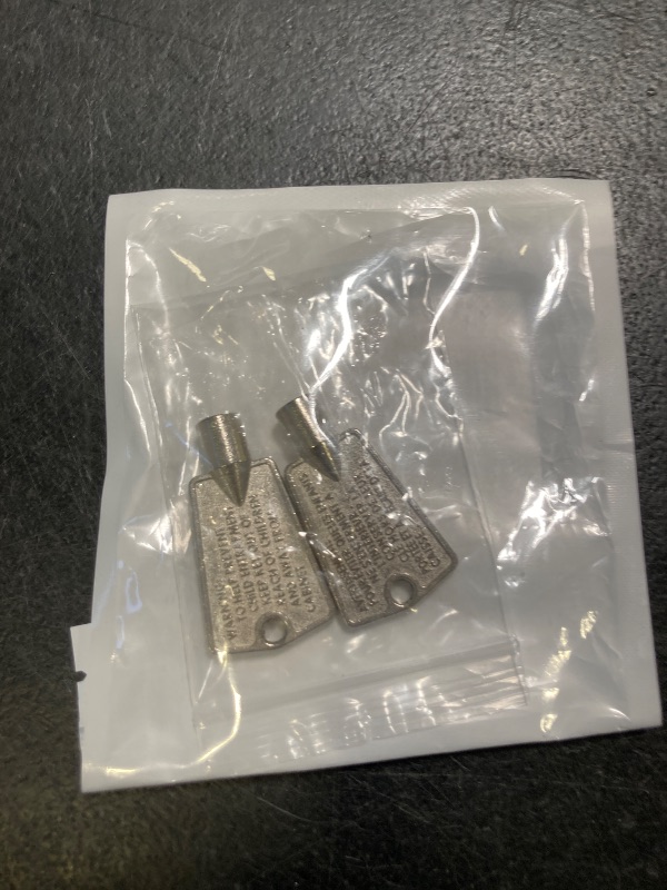 Photo 1 of 216702900 Freezer Door Keys, Heavy-Duty Metal Replacement Key for Frigidaire, Kenmore, Crosley & More, Secure Fit for Standard Freezer Locks, Compatible with AP4301346 PS1991481 297147700, Pack of 2