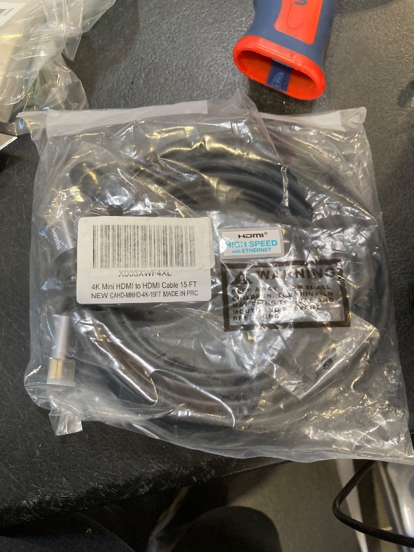 Photo 1 of 4k mini HDMI TO HDMI CABLE 15FT