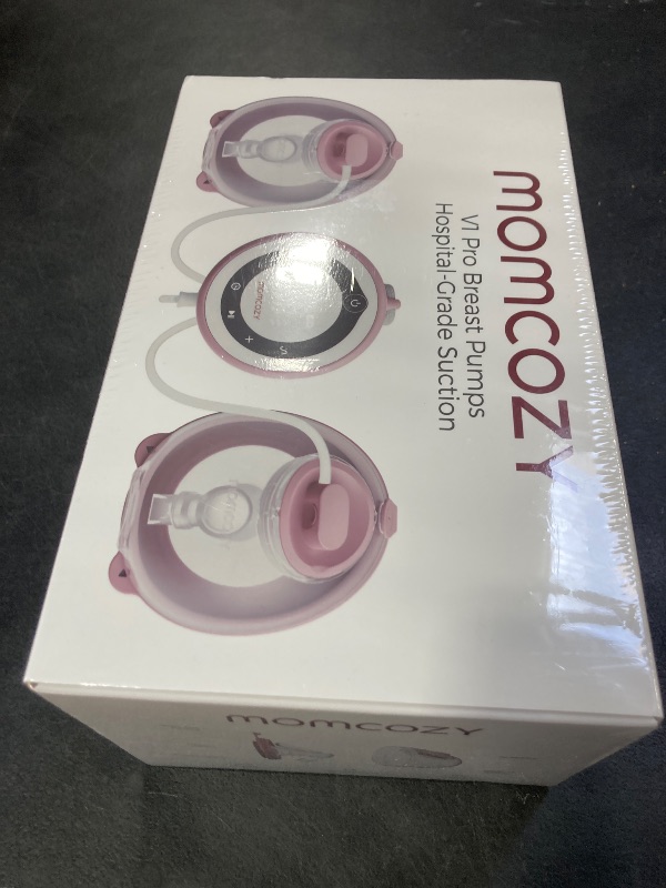 Photo 1 of Momcozy Breast Pump V1 Pro Hospital-Grade, Hands-Free & Portable Wearable Pump, Upgraded Electric Pump with 3 Fine-Tuned Rhythms|15 Levels, Come with Leak-Proof DoubleFit Flange, Cozy Red.