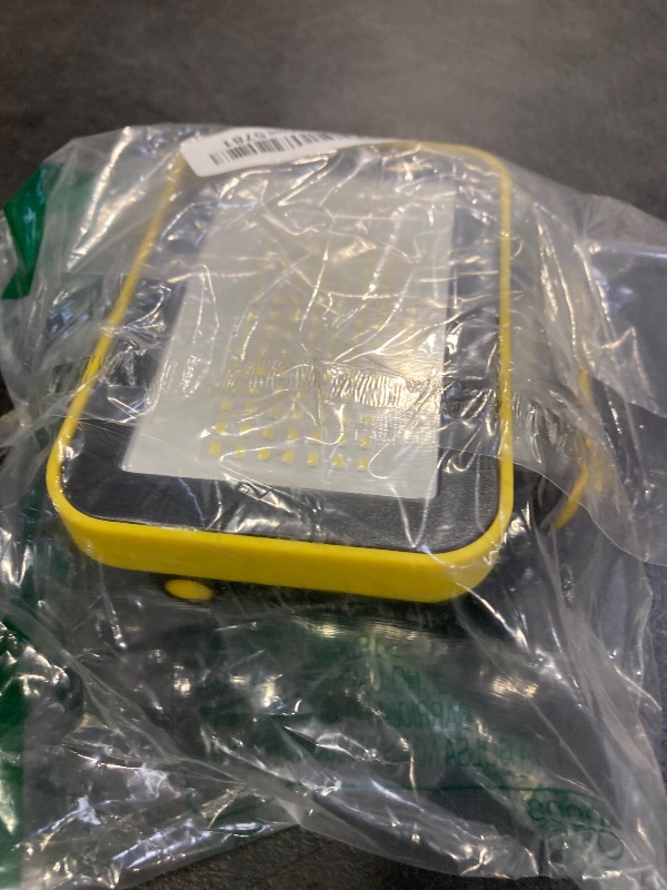 Photo 1 of 2 Pack 40W Rechargeable Work Light, 2400LM LED Work Light Battery Powered, Portable Flood Light with Stand Waterproof Job Site Lighting for Camping, Fishing, Hiking, Car Repaire with Emergency