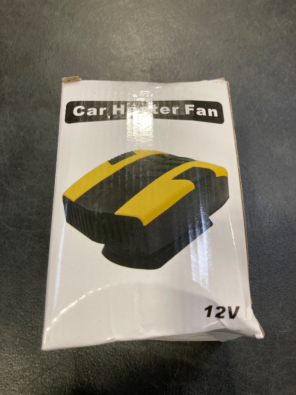 Photo 1 of Pycoal Car Heater, 12V Portable Heater for Car Fast Heating Defogging & Defrosting, 2-In-1 Heating & Natural Wind Car Defroster, 360° Rotary Portable Car Heater with Automatic Power-off Protection