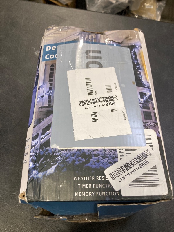 Photo 1 of 1500 LED 470FT Christmas Lights Outdoor,12 Lighting Modes Christmas String Lights with Timer, Dimmable Cool White LED String Light Waterproof for Outside Yard Tree Patio Xmas Party Holiday Decorations