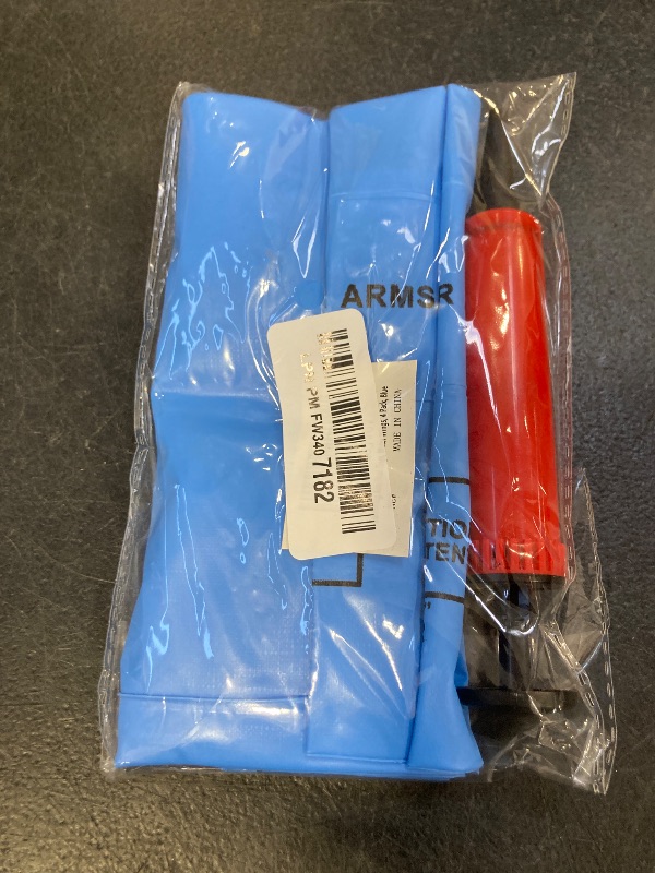 Photo 1 of 4 Pcs Arm Floaties Inflatable Toddler Baby Swimming Sleeves Rings Arm Bands Water Wings Pool Floats for Kids Adults Childern (Blue)