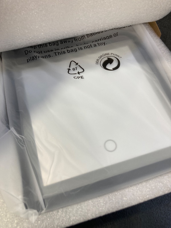 Photo 1 of Ruacq Rechargeable Wall Mounted Makeup Mirror with Lights, Double Sided 1X/10X Magnifying Vanity Mirror with 3 Color Lighting, Touch Screen Dimmable, 360° Rotation Extension Foldable Arm(Matte Black)