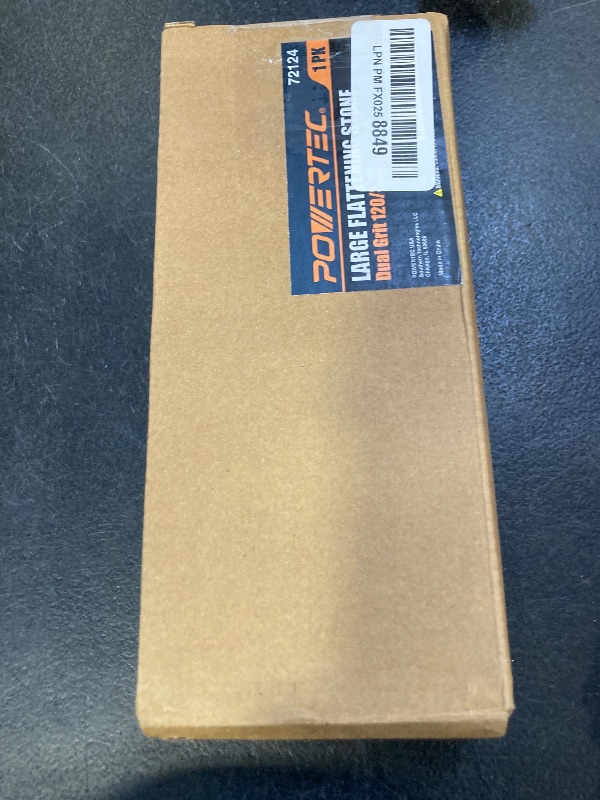 Photo 1 of POWERTEC Large Flattening Stone, 120/320 Dual Grit Sharpening Stone Flatener, Diamond Grooves Sharpening Stone Fixer for Whetstone, Wet stone, Waterstone, Oil Stone (72124)